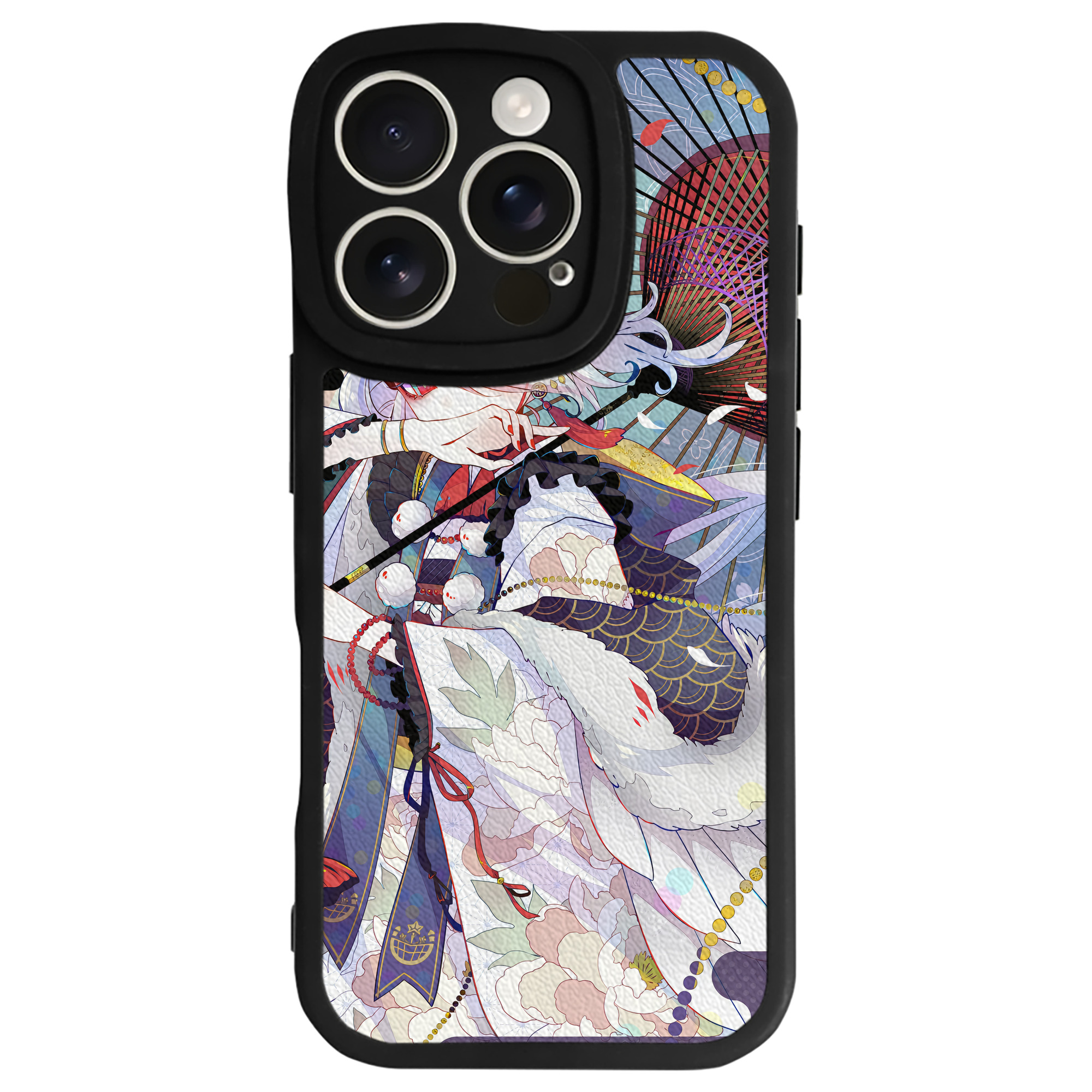 （画像用） 刀剣乱舞 Touken Ranbu 【iPhone 16シリーズ対応】シリコンスマホケース（レザー調） 材質：シリコン